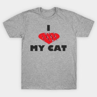 I Love My Cat T-Shirt